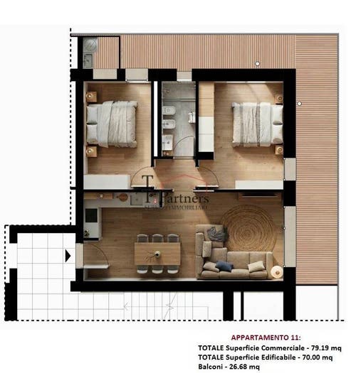 Appartamento trilocale in vendita in Via Gabriele D'Annunzio, Coverciano, Firenze