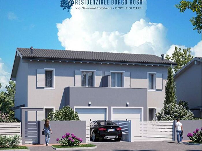 Casa quadrilocale in vendita in Via Palatucci, Cortile, Carpi