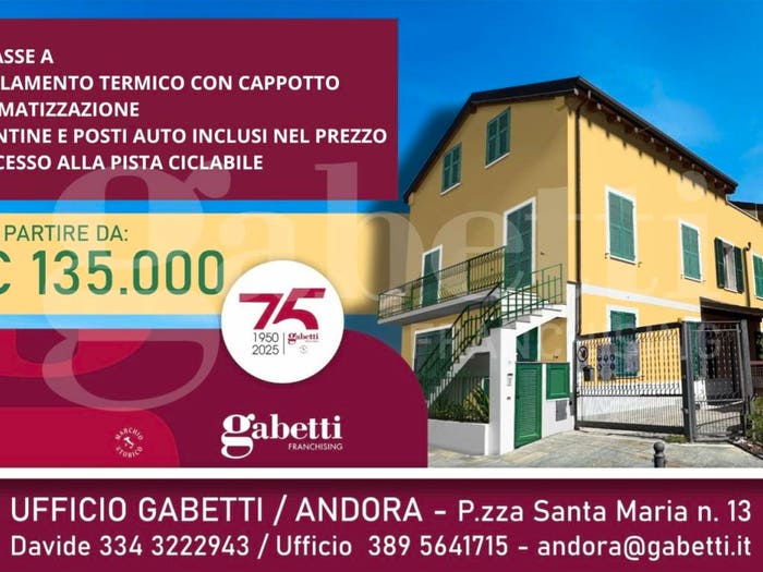 Appartamento bilocale in vendita in Via Giovanni Molineri, Molino Nuovo, Andora