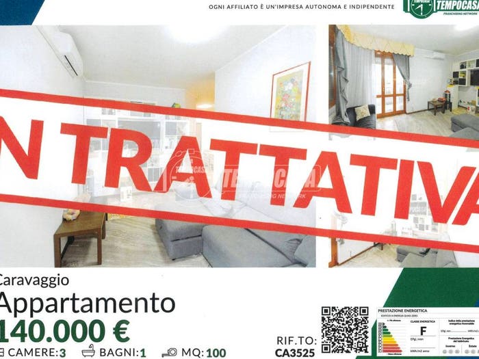 Appartamento quadrilocale in vendita in Vidalengo, Caravaggio