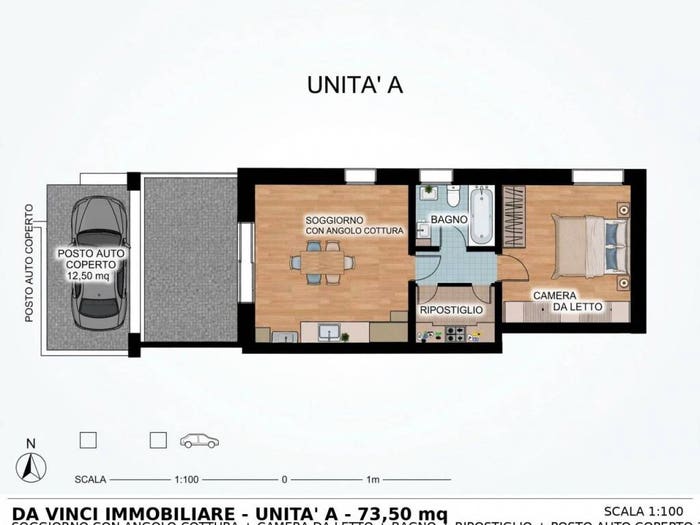 Appartamento bilocale in vendita in Tombelle, Vigonovo