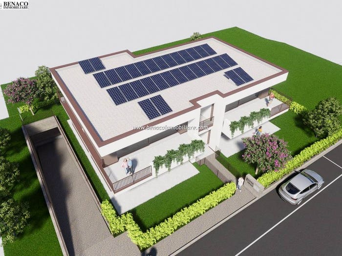 Appartamento trilocale in vendita in Via Oliveto, Sandrà, Castelnuovo del Garda