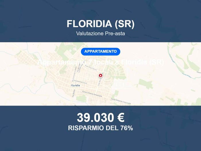 Appartamento con 6 locali in vendita in Viale Vittorio Veneto, Floridia
