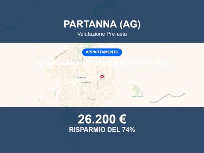 Appartamento con 5 locali in vendita in Via A De Gasperi, Partanna