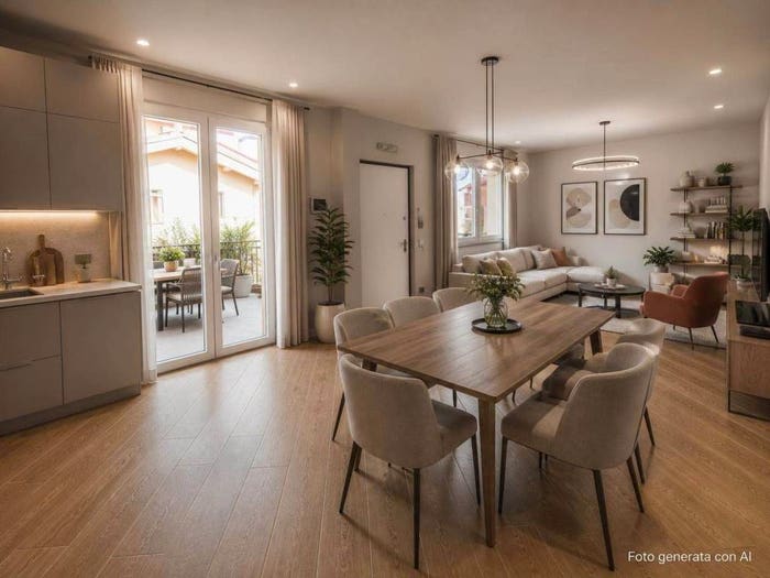 Appartamento quadrilocale in vendita in Via Roma, Centro, Bonate Sopra