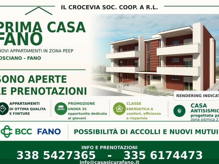 Appartamento in vendita in Via Strada di Mezzo, Rosciano, Fano