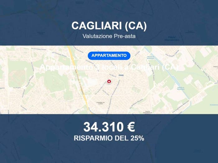 Appartamento trilocale in vendita in Via Montecuccoli, Pirri, Cagliari