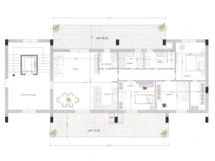 Appartamento quadrilocale in vendita in Via dell'Archeologia, Aversa