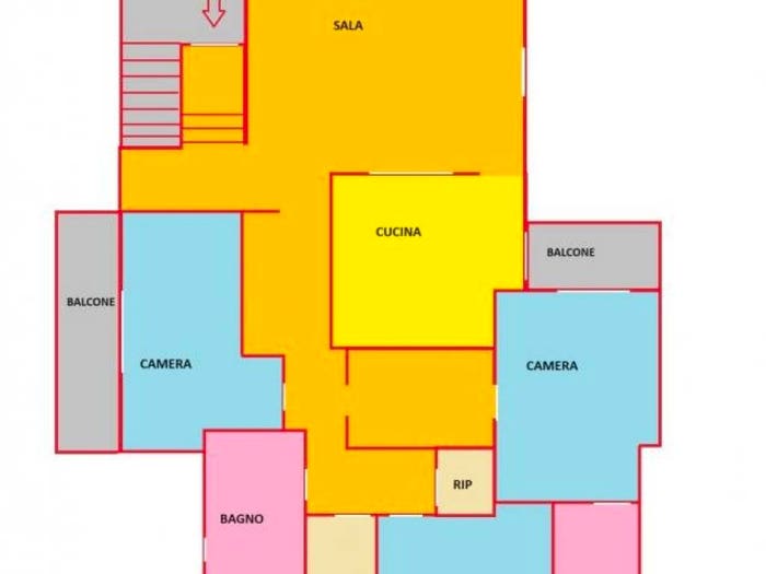 Appartamento con 6 locali in vendita in Via Giovanni Amendola, Cecina Centro, Cecina