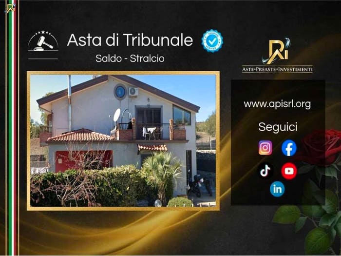 Appartamento quadrilocale in vendita in Vico Tricoli A, Ragalna
