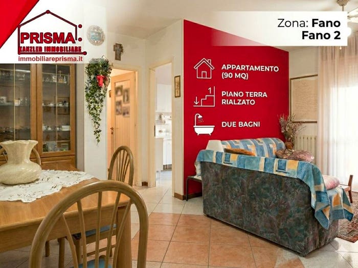 Appartamento quadrilocale in vendita in Corso Vittorio Gui, Fano Flaminio, Fano