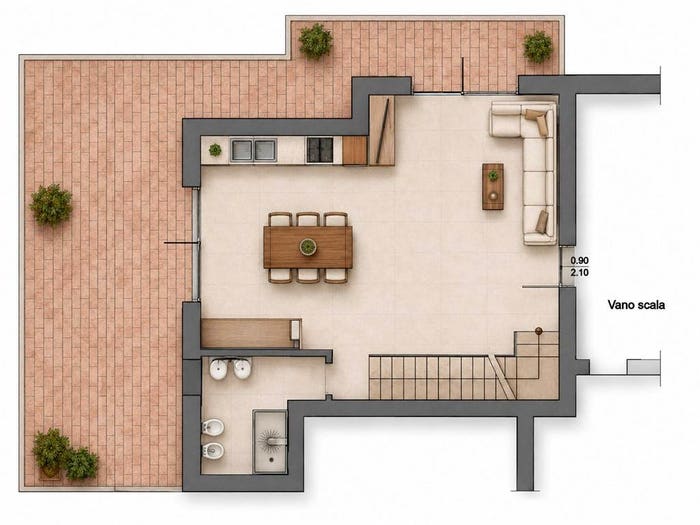 Appartamento quadrilocale in vendita in Corso del Popolo, Centro Storico, Chioggia