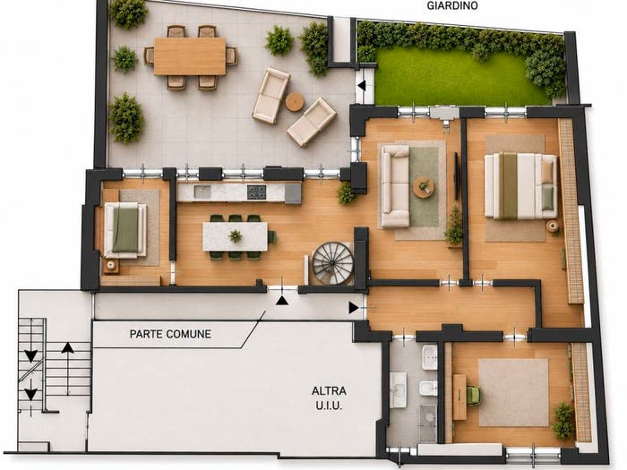 Appartamento quadrilocale in vendita in Via Sirte, Solari, Milano