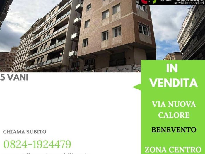 Appartamento con 5 locali in vendita in Via Nuova Calore, Centro Storico, Benevento