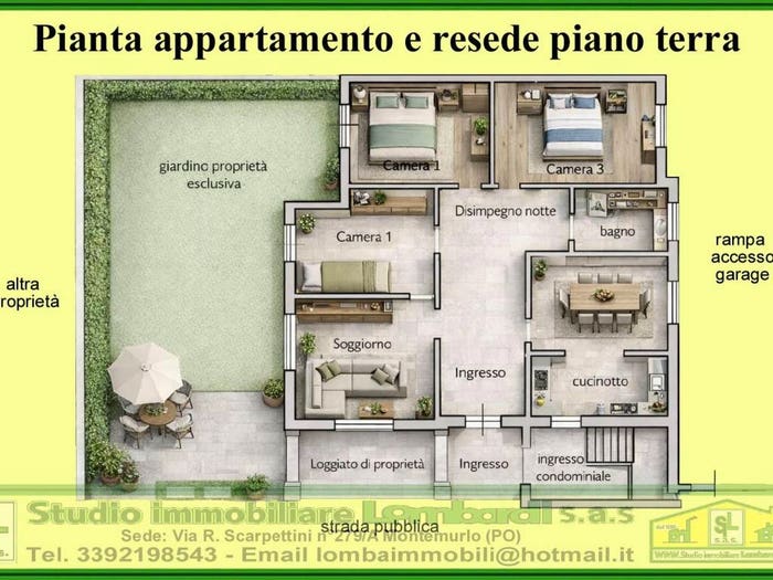 Appartamento con 5 locali in vendita in Via Fornacelle, Fornacelle, Montemurlo