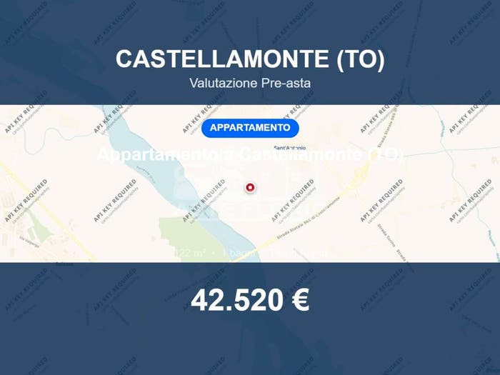 Appartamento trilocale in vendita in Frazione Sant'Antonio Lettera, Centro, Castellamonte
