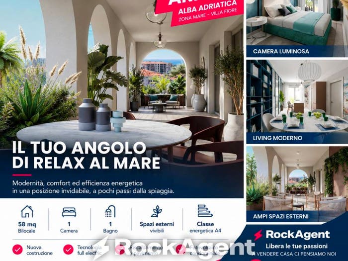 Appartamento bilocale in vendita in Via Abruzzo, Centro, Alba Adriatica