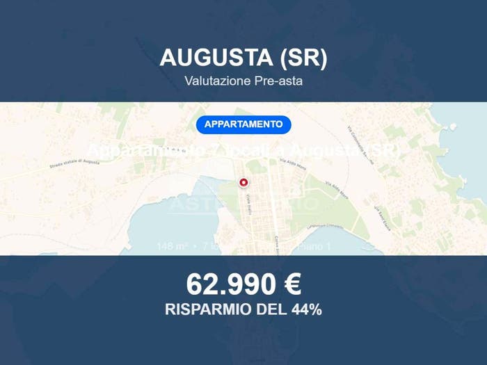Appartamento quadrilocale in vendita in Via Federico De Roberto, Centro, Augusta