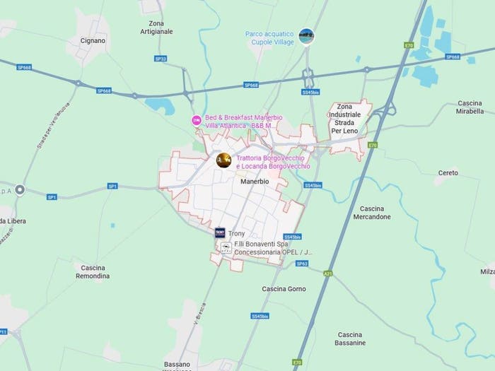 Appartamento trilocale in vendita in via san martino, Centro, Manerbio