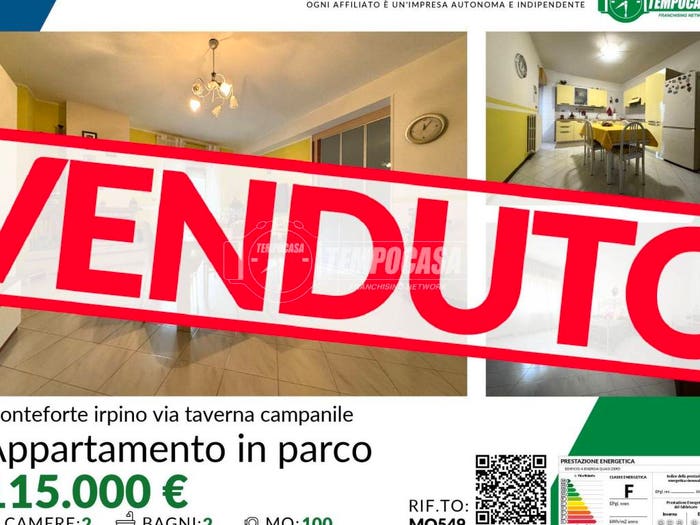 Appartamento trilocale in vendita in Via taverna campanile A, Centro, Monteforte Irpino