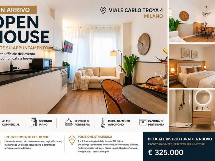 Appartamento bilocale in vendita in Piazza Napoli, Milano