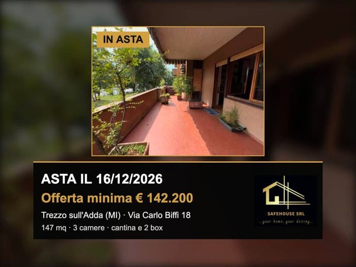 Appartamento con 5 locali in vendita in Via Carlo Biffi, Trezzo sull'Adda