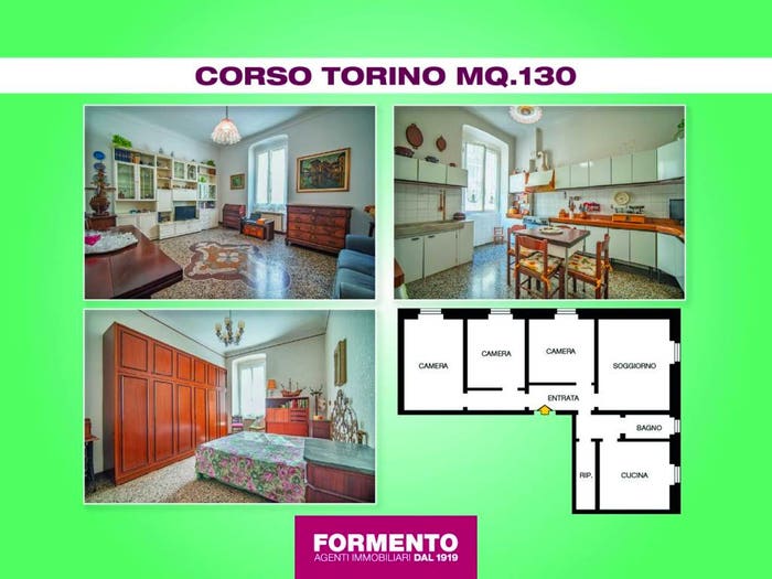 Appartamento con 6 locali in vendita in Corso Torino, Foce, Genova