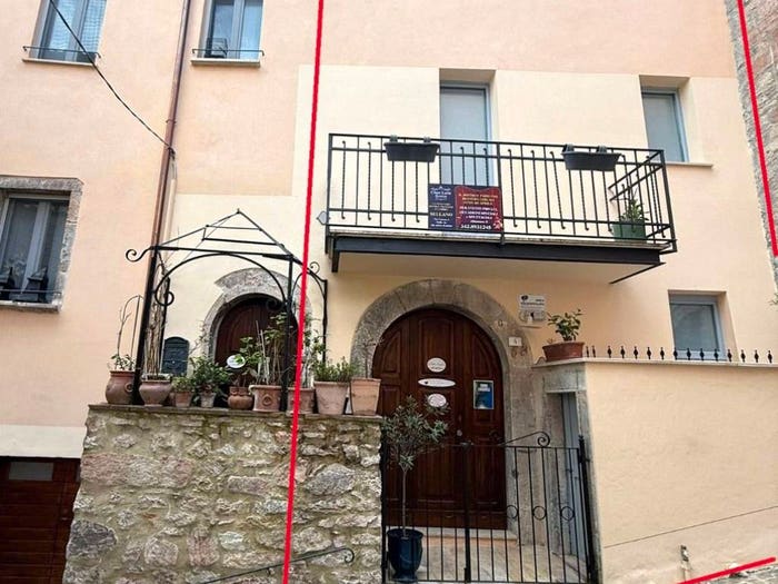 Casa quadrilocale in vendita in Via Camillo Benso di Cavour, Centro, Sellano