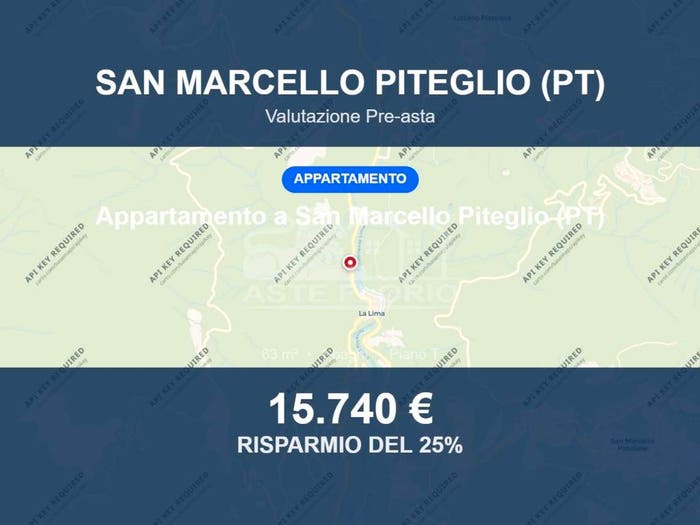 Appartamento trilocale in vendita in Via Nazionale, La Lima, San Marcello Piteglio