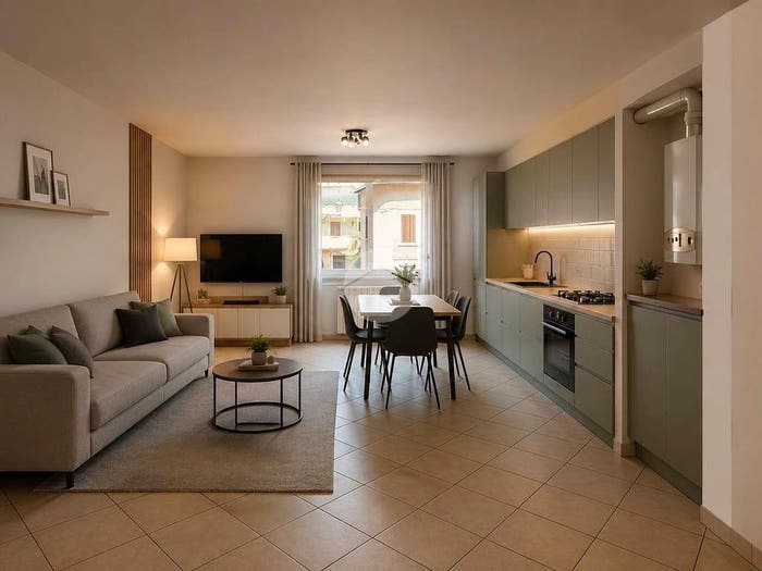 Appartamento trilocale in vendita in Via Santa Maria, Sacca, Esine