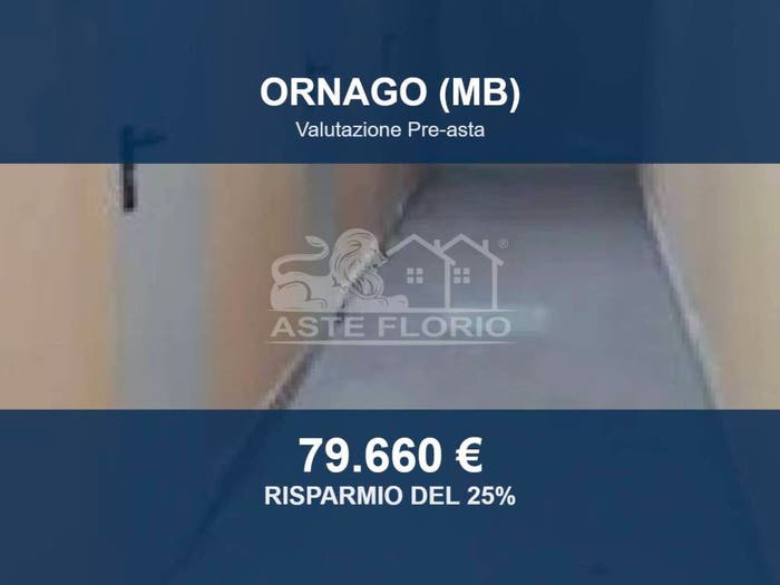 Appartamento bilocale in vendita in Via Vimercate D, Centro, Ornago