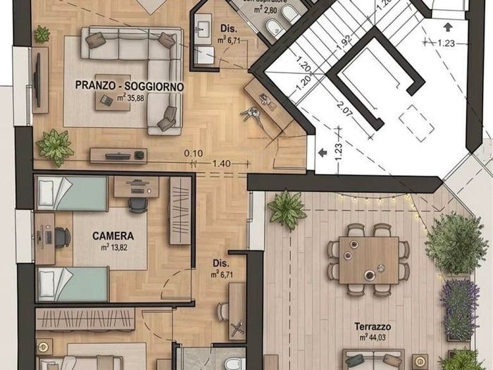 Casa trilocale in vendita in Centro, Maranello