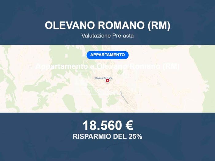 Appartamento trilocale in vendita in Via Giuseppe Mazzini, Olevano Romano