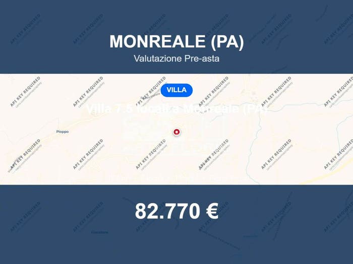 Casa con 6 locali in vendita in Via Esterna Cozzo del Pigno, Caculla, Monreale