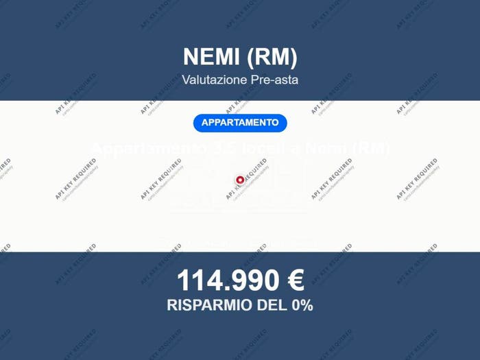 Appartamento trilocale in vendita in Via Nemorense, Nemi