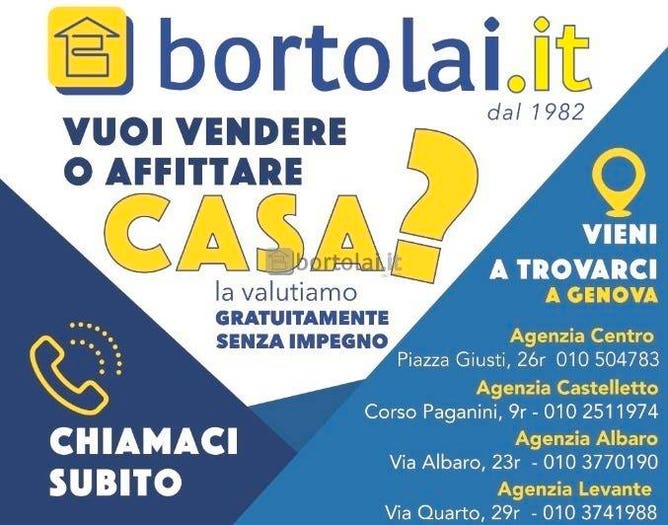Appartamento con 6 locali in vendita in Via Sturla, Sturla, Genova