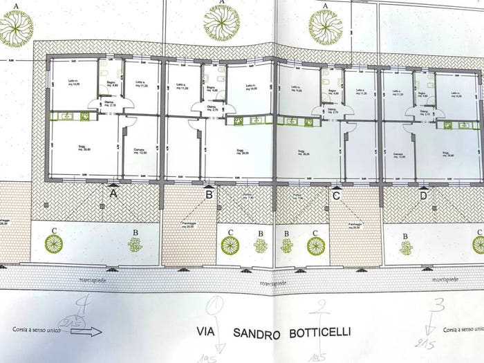 Casa quadrilocale in vendita in Via Sandro Botticelli, Villaggio Giornalisti Poggio, Anzio