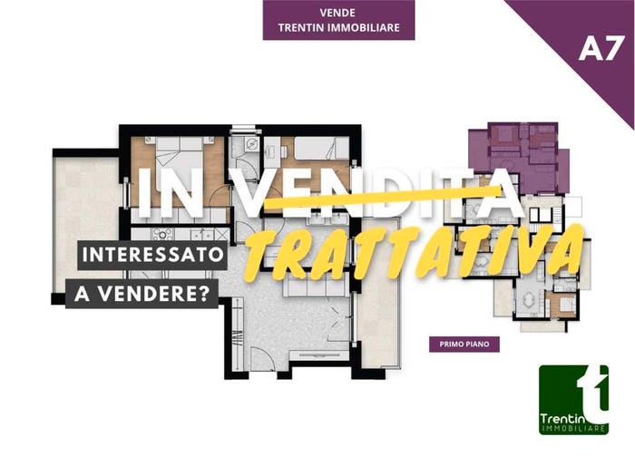Appartamento con 5 locali in vendita in Viale Vito Bellini, Centro, Pergine Valsugana