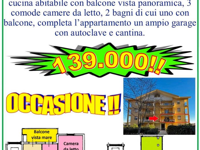Appartamento con 6 locali in vendita in Via Domenico Martella, Centro, Atri