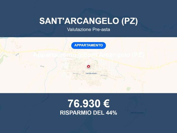 Appartamento monolocale in vendita in Via Alcide De Gasperi snc, Sant'Arcangelo