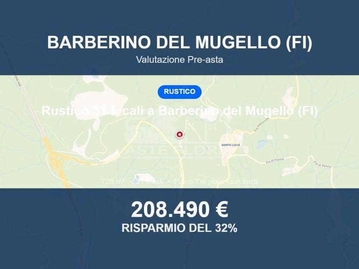 Casa con 6 locali in vendita in Via delle Bandite snc, Casello, Barberino di Mugello
