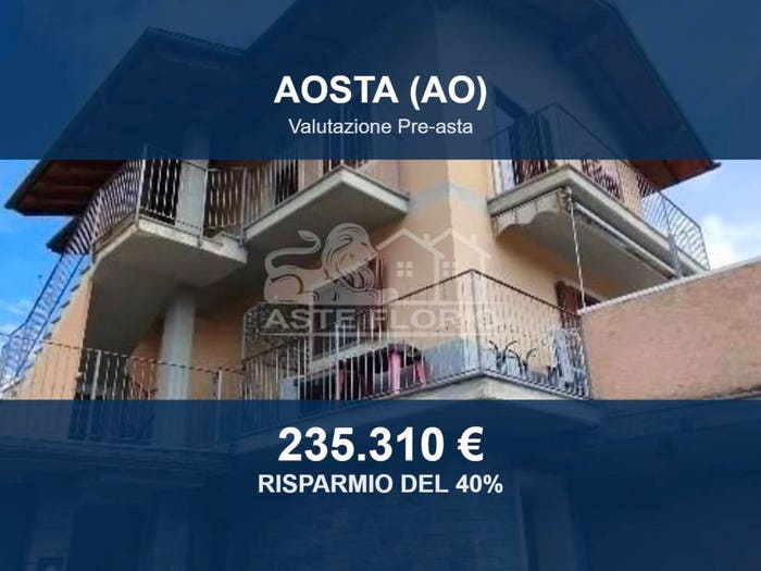 Appartamento trilocale in vendita in Frazione Porossan Roppoz, Centro, Aosta