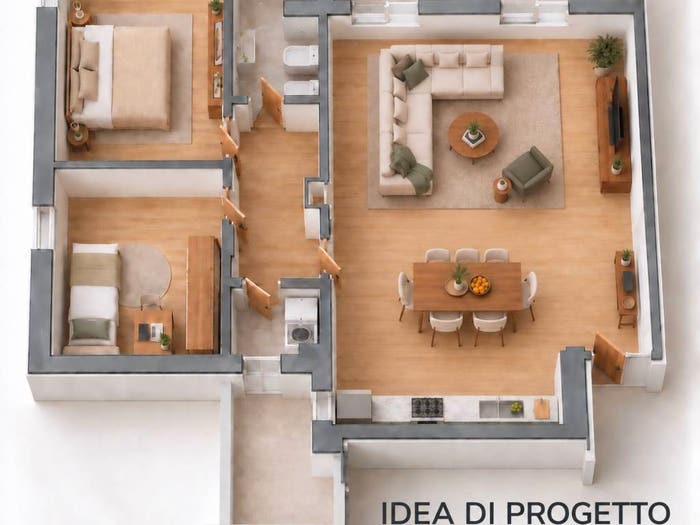 Appartamento con 5 locali in vendita in Via Salvatore Salomone Marino, Monte Po, Catania