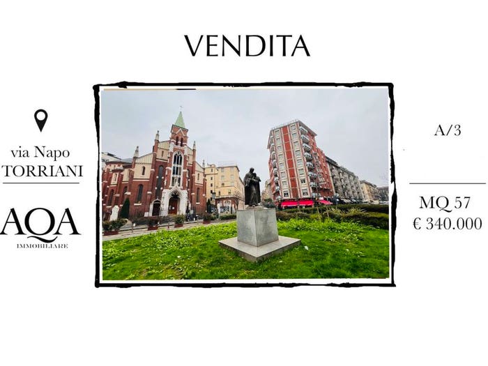 Appartamento monolocale in vendita in Via Napo Torriani, Centrale, Milano