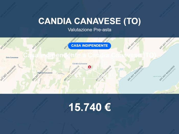 Casa monolocale in vendita in Via Ruffinelli, Candia Canavese