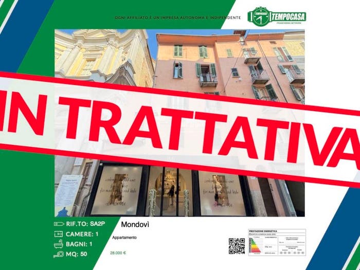 Appartamento bilocale in vendita in Via Sant'Agostino, Breo, Mondovì