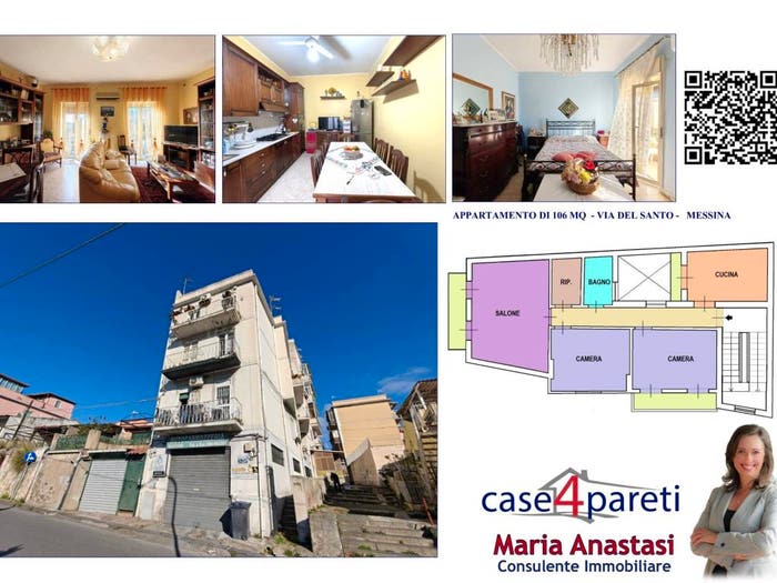 Appartamento trilocale in vendita in VIA DEL SANTO, Villaggio Santo, Messina