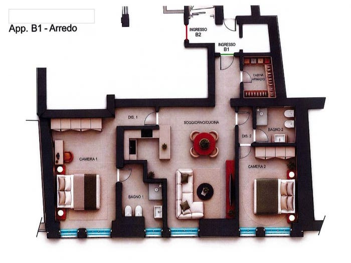 Appartamento trilocale in vendita in Via Giacomo Matteotti, Centro, Rho