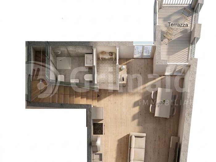 Appartamento trilocale in vendita in Via Pier Andrea Saccardo, Santo, Padova