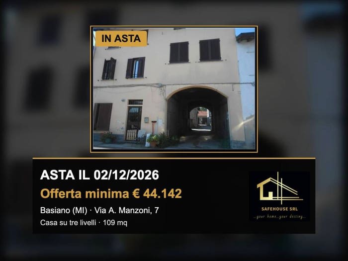 Appartamento bilocale in vendita in Via Alessandro Manzoni, Centro, Basiano